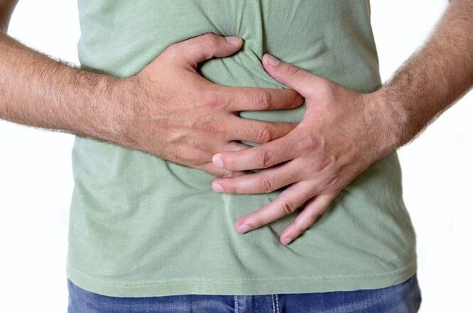 Symptoms of helminth